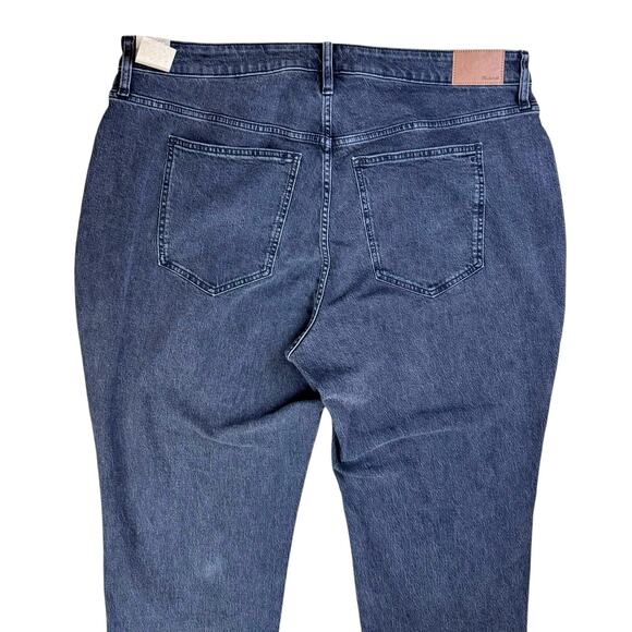Madewell Plus NWT The Curvy Plus Perfect Vintage Straight Jean in Lunar Wash - Picture 5 of 11